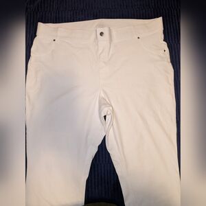 HUE White Casual Stretch Jeans